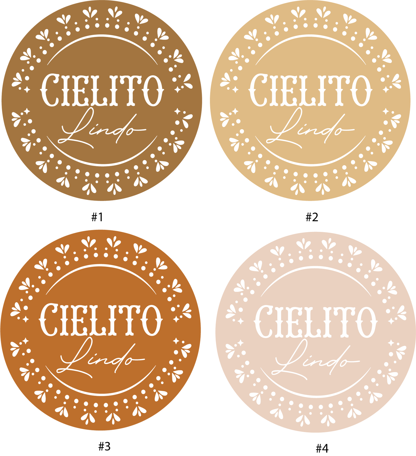 Cielito Lindo Favor stickers