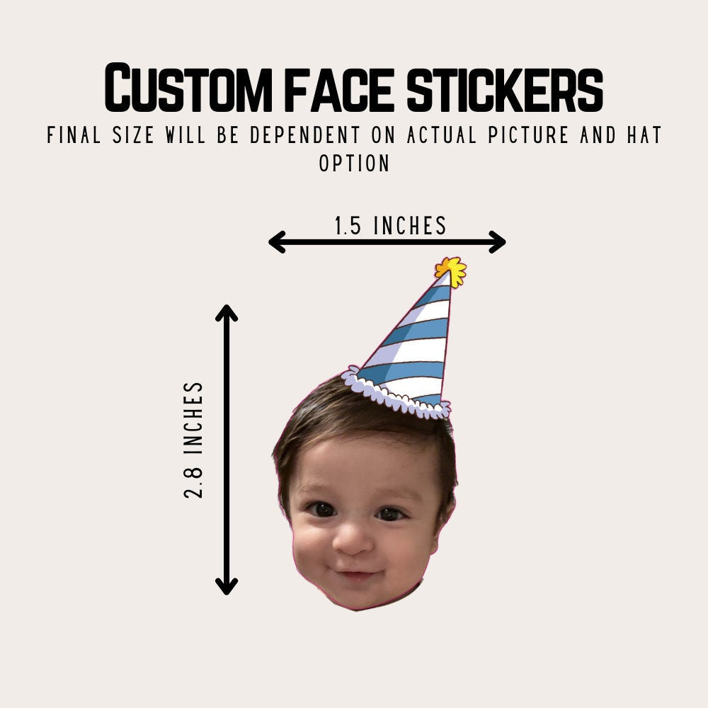 Custom face stickers