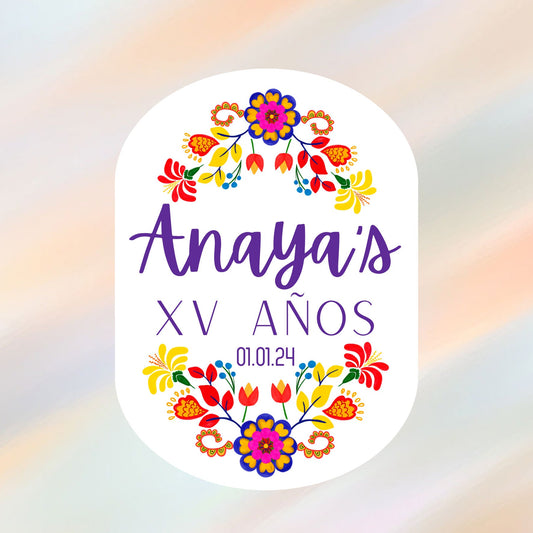 Mis Quince Labels