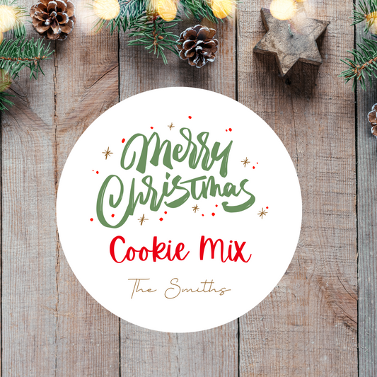 Personalized Christmas Treat Label