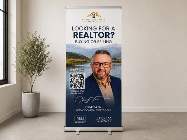 Custom Retractable Banners 33"