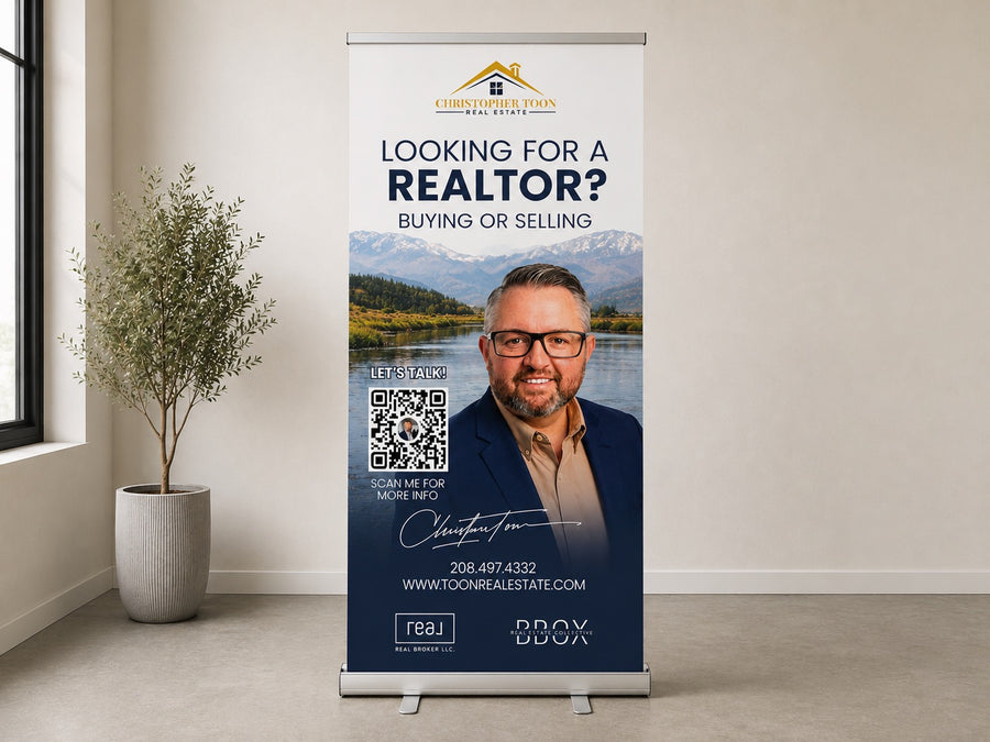 Custom Retractable Banners 33"